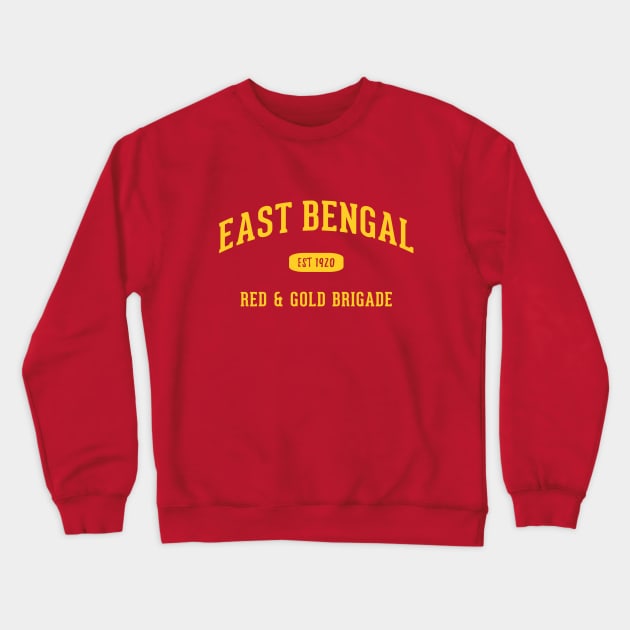 Quess East Bengal FC Crewneck Sweatshirt by CulturedVisuals